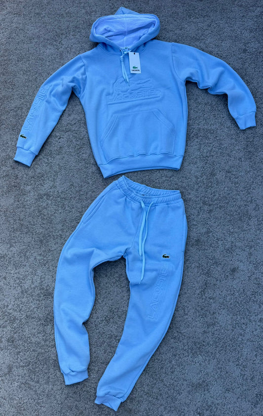 Chandal Lacoste Algodon Azul