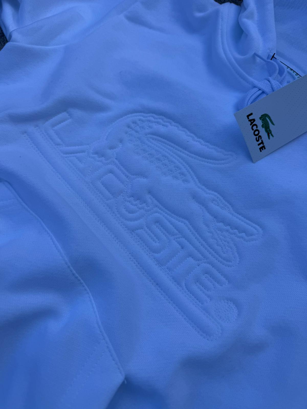 Chándal Lacoste algodón blanco