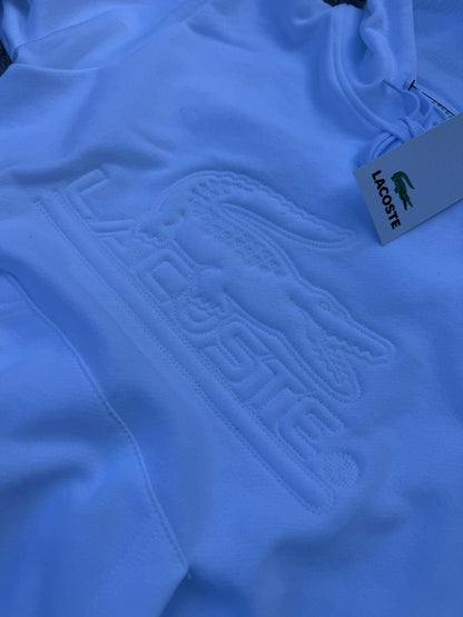 Chándal Lacoste algodón blanco