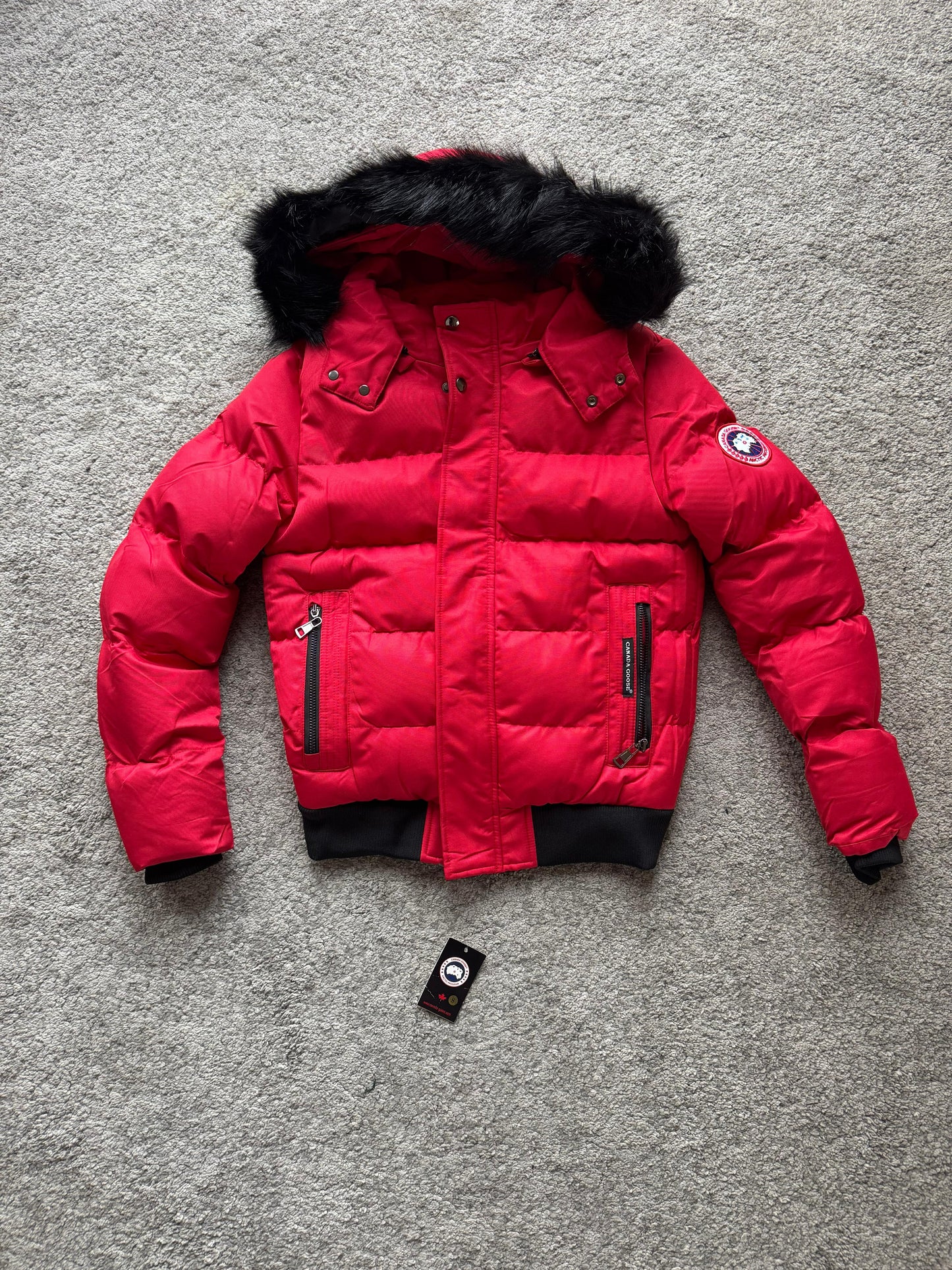 Chaqueta Canada Goose roja