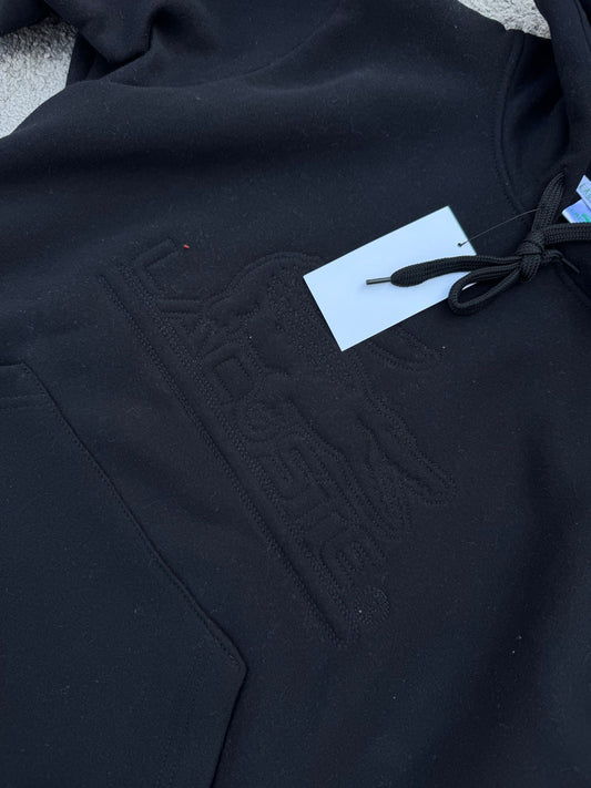 Chándal Lacoste algodón negro